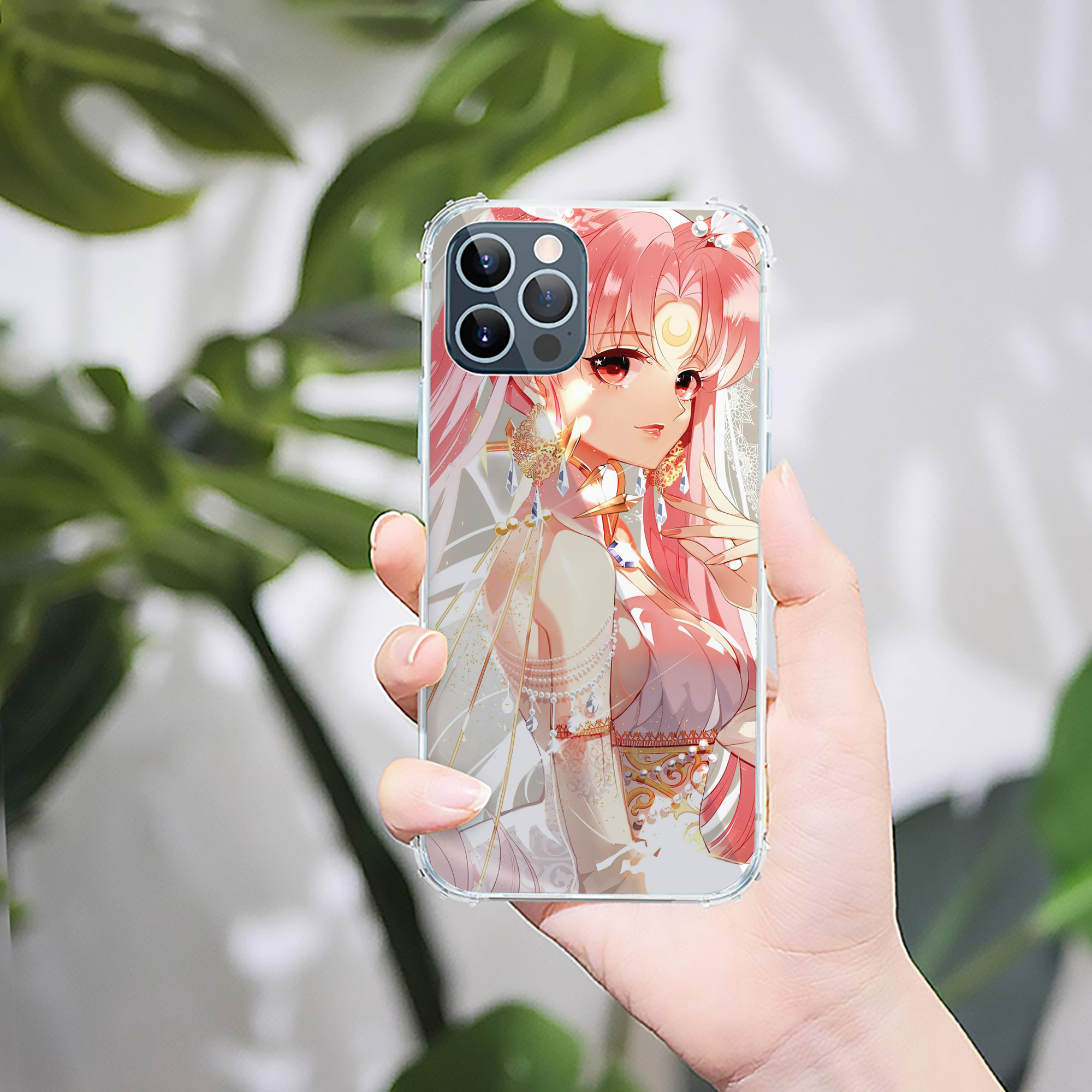 （画像用） 美少女戦士セーラームーン Sailor Moon 【iPhone 12シリーズ対応】透明スマホケース（クリアソフトケース）